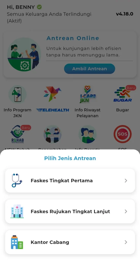 Faskes tingkat pertama atau rujukan tingkat lanjut